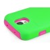 Two Tone Hybrid Silicone PC Hard Combo Stand Case Cover With ID Credit Card Holder For Samsung Galaxy S4 I9500 / I9505