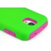 Two Tone Hybrid Silicone PC Hard Combo Stand Case Cover With ID Credit Card Holder For Samsung Galaxy S4 I9500 / I9505