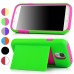 Two Tone Hybrid Silicone PC Hard Combo Stand Case Cover With ID Credit Card Holder For Samsung Galaxy S4 I9500 / I9505