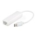 Type C to High Speed Ethernet Network Adapter For The New  MacBook 12 inch - White