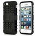 Tyre Design Tough TPU And Plastic Hybrid Hard Stand Case Cover With Kickstand For iPhone 5C