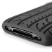 Tyre Tread Anti-Skid Flexible Silicone Case Cover For iPhone 3GS iPhone 3G - Black