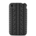 Tyre Tread Anti-Skid Flexible Silicone Case Cover For iPhone 3GS iPhone 3G - Black