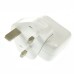 UK Plug USB Power Charger Adapter For iPad 4 - White (OEM)(12W)