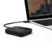 USB-C Type C Multiple 4 Ports USB 3.0 Hub Adapter For PC Tablet The New MacBook 12 inch - Black