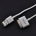 USB 2.0 Sync Data Charging Cable For iPhone 4/4S iPad iPod - White