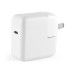 USB 3.1 Type C Port Power Adapter Wall Charger For The New MacBook 12 Inch With US Plug - White