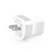 US Plug 3.1 A Dual USB Ports Charger Adapter for iPhone iPad iPod Samsung - Silver