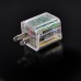 US Plug Dual Port USB Power Home Travel Charger Adapter with Flashing Light for iPhone iPad iPod Samsung - Transparent