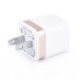 US Plug Dual Port USB Power Wall Charger Adapter for iPhone iPad iPod Samsung - Rose Gold