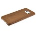 Ultra-Thin Natural Wood Pattern TPU Case Cover For Samsung Galaxy S6 Edge - Brown