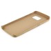 Ultra-Thin Natural Wood Pattern TPU Case Cover For Samsung Galaxy S6 Edge - Light Brown