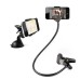 Ultra Long Arm Universal Rotatable Metal Bracket Mount Holder With Car Suction Cup For iPhone Samsung HTC Blackberry