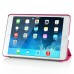 Ultra Slim Smart Cover PU Leather Case Stand For Apple iPad Air (iPad 5) - Magenta