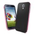 Ultra Slim Soft Hybrid TPU Back Case Cover for Samsung Galaxy S4 - Black and Pink