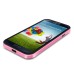 Ultra Slim Soft Hybrid TPU Back Case Cover for Samsung Galaxy S4 - Black and Pink