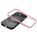 Ultra Slim Soft Hybrid TPU Back Case Cover for Samsung Galaxy S4 - Black and Pink