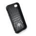 Ultra Slim Soft Hybrid TPU Back Case Cover for iPhone 4 iPhone 4S - Black