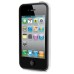 Ultra Slim Soft Hybrid TPU Back Case Cover for iPhone 4 iPhone 4S - Black and Silver