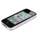 Ultra Slim Soft Hybrid TPU Back Case Cover for iPhone 4 iPhone 4S - Black and Silver