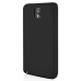 Ultra Thin Brushed Stand Flip Leather Case with Window View for Samsung Galaxy Note 3 - Black