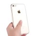 Ultra Thin Electroplated Bright TPU Protective Back Case for iPhone 7 - Transparent