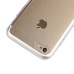 Ultra Thin Electroplated Bright TPU Protective Back Case for iPhone 7 - Transparent