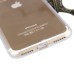 Ultra Thin Electroplated Bright TPU Protective Back Case for iPhone 7 - Transparent