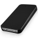 Ultra Thin Flip Built-in Card Slot Leather Case for iPhone 4 iPhone 4S - Black