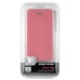 Ultra Thin Flip Built-in Card Slot Leather Case for iPhone 4 iPhone 4S - Pink