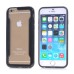 Ultra Thin Hybrid PC and TPU Bumper Case for iPhone 6 4.7 inch - Black