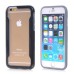 Ultra Thin Hybrid PC and TPU Bumper Case for iPhone 6 4.7 inch - Black/Grey