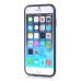 Ultra Thin Hybrid PC and TPU Bumper Case for iPhone 6 4.7 inch - Black/Light Blue