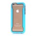 Ultra Thin Hybrid PC and TPU Bumper Case for iPhone 6 4.7 inch - Black/Light Blue