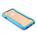 Ultra Thin Hybrid PC and TPU Bumper Case for iPhone 6 4.7 inch - Black/Light Blue