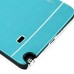 Ultra Thin Metal Brushed Hard Case for Samsung Galaxy Note 4 - Blue