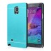 Ultra Thin Metal Brushed Hard Case for Samsung Galaxy Note 4 - Blue