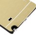 Ultra Thin Metal Brushed Hard Case for Samsung Galaxy Note 4 - Gold