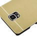 Ultra Thin Metal Brushed Hard Case for Samsung Galaxy Note 4 - Gold