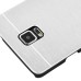 Ultra Thin Metal Brushed Hard Case for Samsung Galaxy Note 4 - Silver