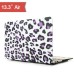 Ultra Thin PC Hard Case for MacBook Air 13 inch - Purple Leopard