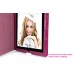 Ultra Thin Stand Folio Crocodile Leather Case For iPad 2 / 3 / 4 - Magenta