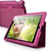 Ultra Thin Stand Folio Crocodile Leather Case For iPad 2 / 3 / 4 - Magenta