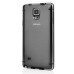 Ultra Thin Transparent Glossy Luminous TPU and PC Case for Samsung Galaxy Note 4 - Black