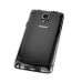 Ultra Thin Transparent Glossy Luminous TPU and PC Case for Samsung Galaxy Note 4 - Black