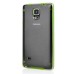 Ultra Thin Transparent Glossy Luminous TPU and PC Case for Samsung Galaxy Note 4 - Fluorescence Green