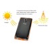 Ultra Thin Transparent Glossy Luminous TPU and PC Case for Samsung Galaxy Note 4 - Orange