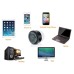 Ultra Waterproof Portable Bluetooth Speaker with Mic and Suction Cup for iPhone iPad Samsung - Black / Blue