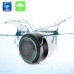 Ultra Waterproof Portable Bluetooth Speaker with Mic and Suction Cup for iPhone iPad Samsung - Black / Blue