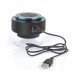 Ultra Waterproof Portable Bluetooth Speaker with Mic and Suction Cup for iPhone iPad Samsung - Black / Blue